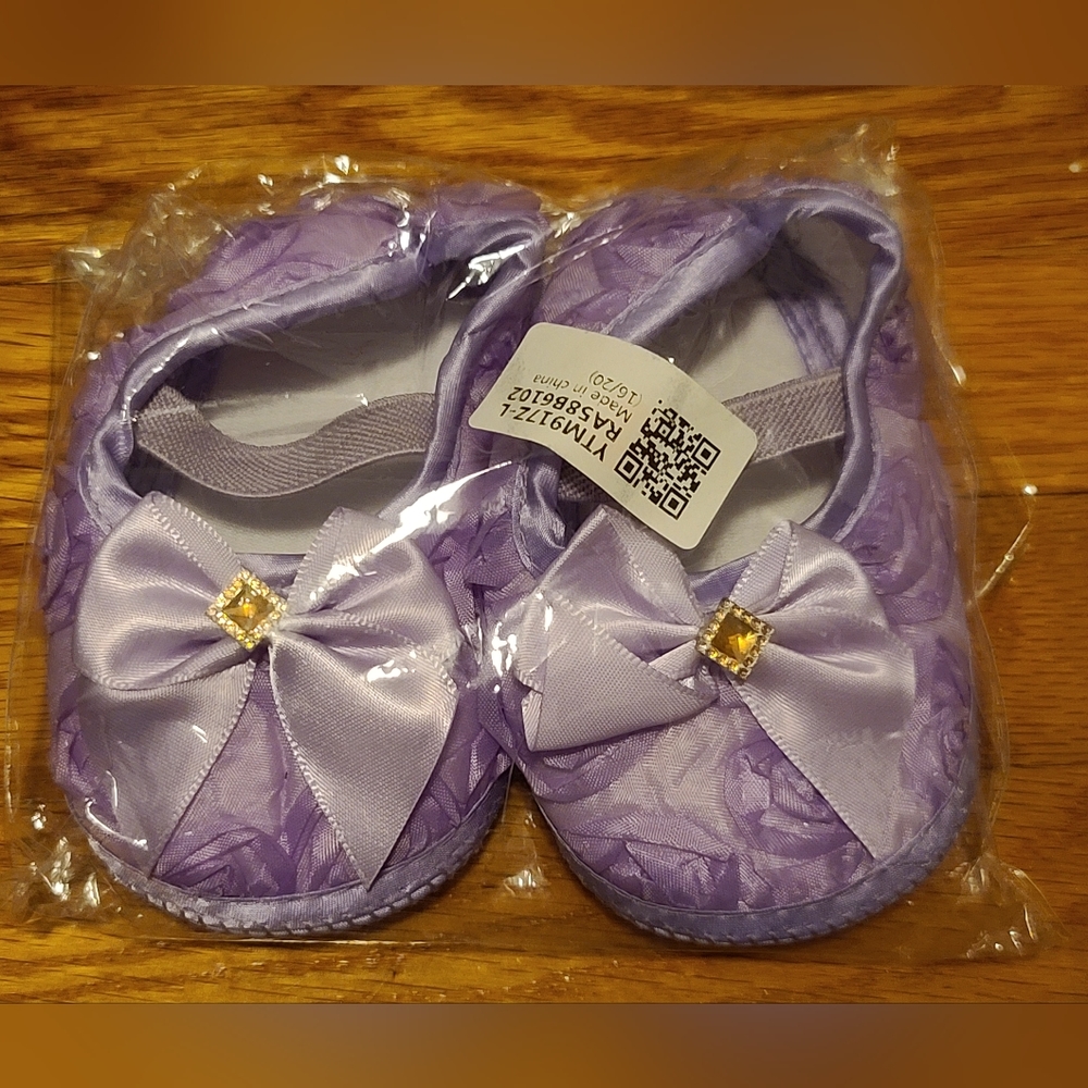 2 for $50 - Infant Girls 12-18m Purple Shoes